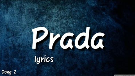 prada lyric|prada lyrics song.